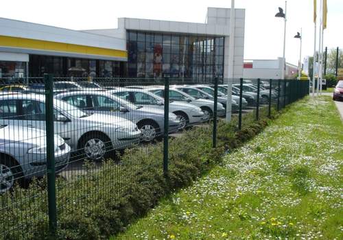 Ограждение парковки парковки автосалонов в Туймазах