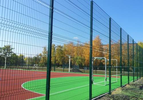3Д забор для футбольной площадки в Туймазах